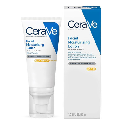 Lozione Viso Idratante CeraVe Moisturising 52 ml Spf 30