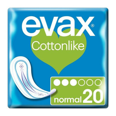 Assorbenti Normali senza Ali Evax Cottonlike (20 uds) 20 Unità