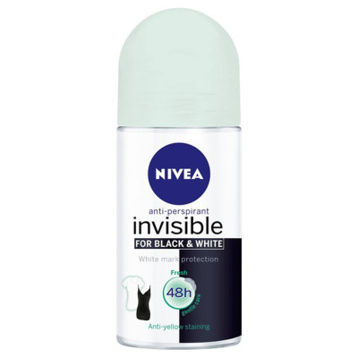 Deodorante Roll-on Black & White Invisible Fresh Nivea (50 ml)