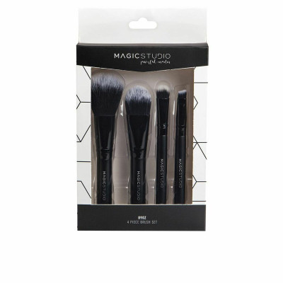 Set di Pennelli per il Trucco Magic Studio 890Z 4 Pezzi (4 pcs)