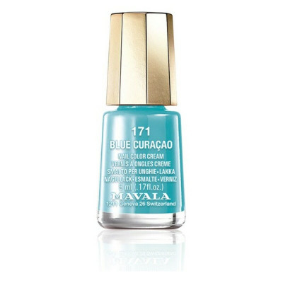 Smalto per unghie Nail Color Cream Mavala 171-blue curaçao (5 ml)