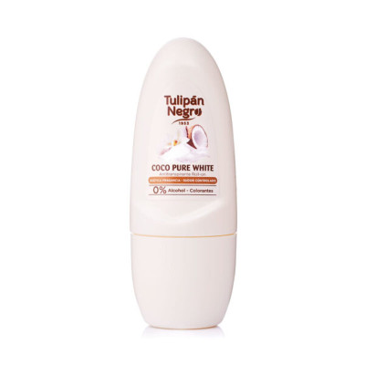 Deodorante Roll-on Tulipán Negro Coco Pure White 50 ml