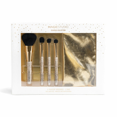 Set di Pennelli per il Trucco Magic Studio Diamond Collection 5 Pezzi