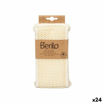 Spugna per il Corpo Con manici Bianco 20 x 3 x 11 cm (24 Unità)