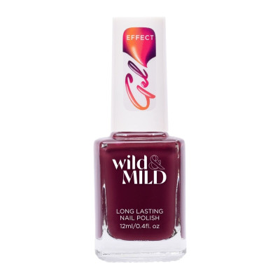 Smalto per unghie Wild & Mild Gel Effect Burgundy Bouquet 12 ml