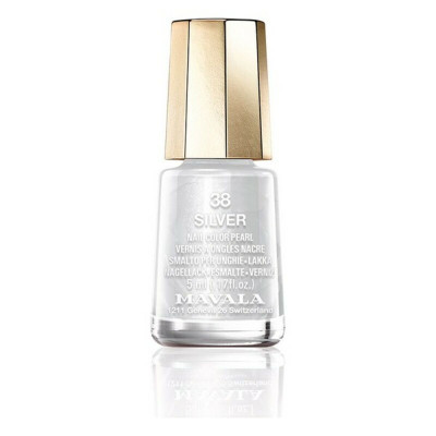 Smalto per unghie Nail Color Mavala 38-silver (5 ml)