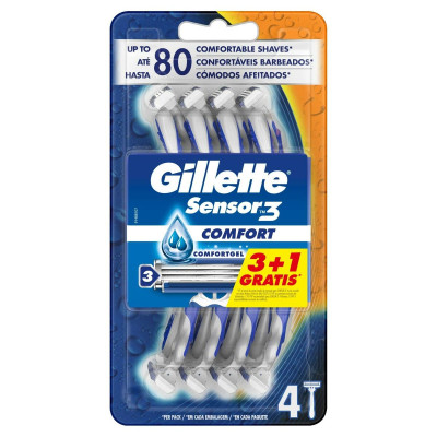 Rasoi Usa e Getta Gillette Sensor 3 Comfort 4 Unità