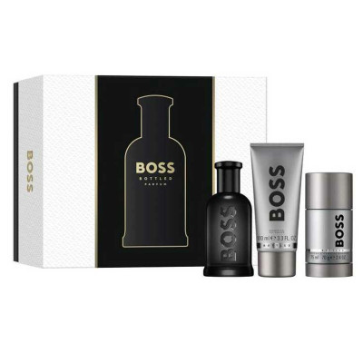 Cofanetto Profumo Uomo Hugo Boss Boss Bottled Parfum 3 Pezzi