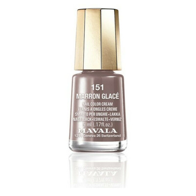 Smalto per unghie Nail Color Cream Mavala 151-marron glace (5 ml)