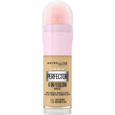 Base per Trucco Fluida Maybelline Instant Age Perfector Glow Nº 1,5 Light Medium 20 ml