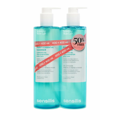 Gel Detergente Viso Sensilis Purify Essential 2 x 400 ml