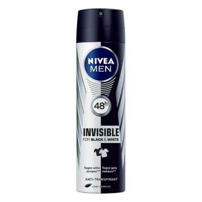 Deodorante Spray Men Black & White Invisible Nivea Men Black White Invisible (200 ml) 200 ml