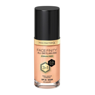 Base Cremosa per il Trucco Max Factor Facefinity 3 in 1 Spf 20 Nº 75-golden 30 ml