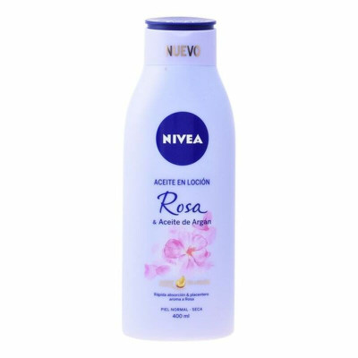 Olio a Lozione Rosa e Argan Nivea Aceite En Locion (400 ml) 400 ml