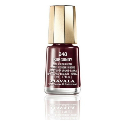 Smalto per unghie Nail Color Cream Mavala 248-burgundy (5 ml)