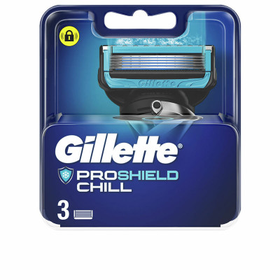 Ricambio di Lamette per Rasatura Gillette Fusion Proshield Chill 3 Pezzi