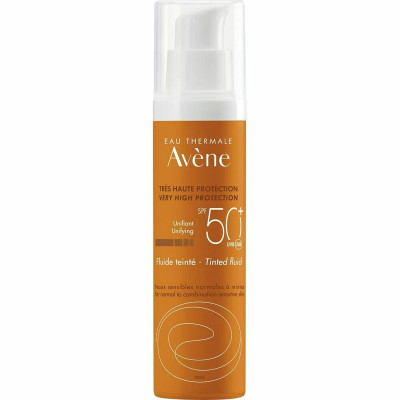 Protezione Solare Colorata Avene Tinted Fluid SPF50+ (50 ml)