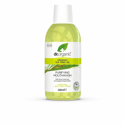 Colluttorio Tea Tree Dr.Organic Bioactive Organic Olio dell'albero del tè 500 ml