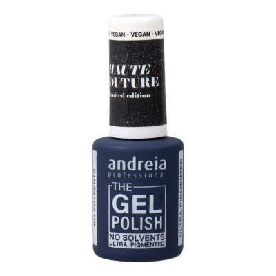 Smalto per unghie in gel Andreia Haute Couture Nero Ha1