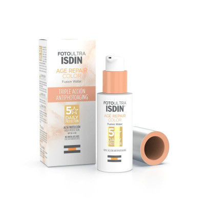 Protezione Solare Colorata Isdin Fusion Water Magic Repair Spf 50 50 ml