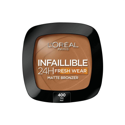 Polveri Compatte Abbronzanti L'Oreal Make Up Infaillible 400-tan doré 24 h (9 g)