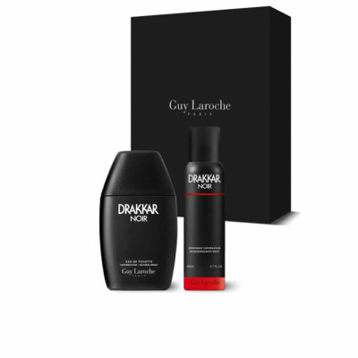 Cofanetto Profumo Uomo Guy Laroche DRAKKAR NOIR EDT 2 Pezzi