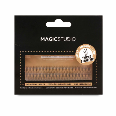 Set di ciglia finte Magic Studio Mink Individuale 60 Unità (60 Unità)