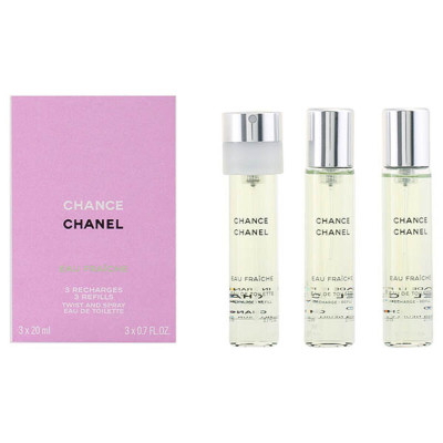 Cofanetto Profumo Donna Chance Eau Fraiche Chanel (3 pcs) Chance Eau Fraiche