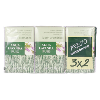 Sapone per le Mani Agua Lavanda Puig Agua Lavanda 142-0350 (3 pcs) 3 Pezzi