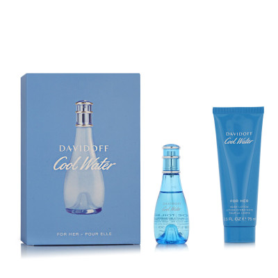 Cofanetto Profumo Donna Davidoff Cool Water 2 Pezzi