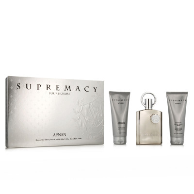 Cofanetto Profumo Uomo Afnan 3 Pezzi Supremacy Silver