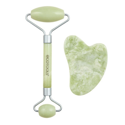 Trattamento Antietà Viso e Collo Ecotools Jade Jade Set 2 Pezzi