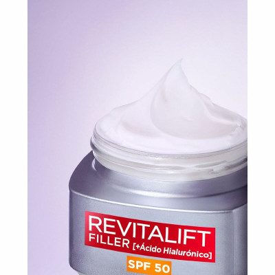 Crema Viso L'Oreal Make Up Revitalift Filler 50 ml Spf 50