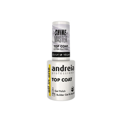 Fissatore di Smalto per Unghie Andreia Shine Master Top Coat 10,5 ml