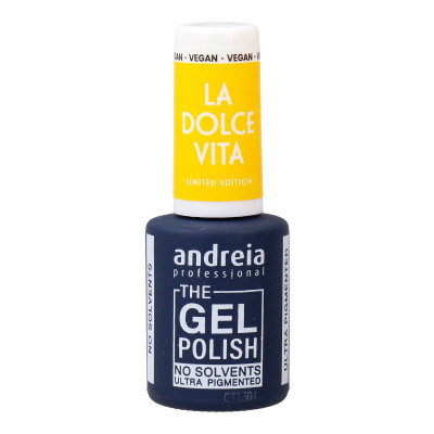 Smalto per unghie in gel Andreia La Dolce Vita DV4 Canary Yellow 10,5 ml