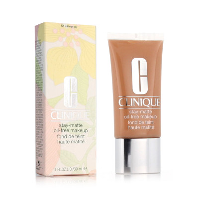 Base per Trucco Fluida Clinique Stay-Matte Oil-Free CN 74 Beige M (30 ml)