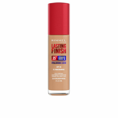 Base Cremosa per il Trucco Rimmel London Lasting Finish Nº 210 Golden Beige Spf 20 30 ml