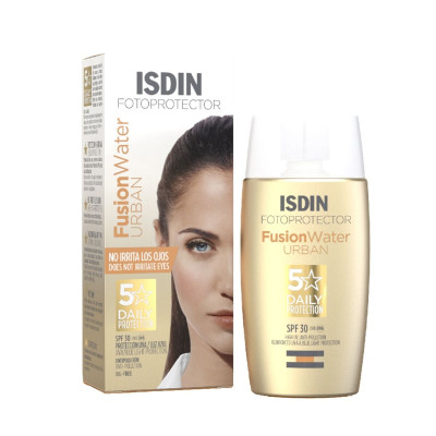 Protezione Solare Viso Isdin Fusion Water Urban Spf 30 50 ml