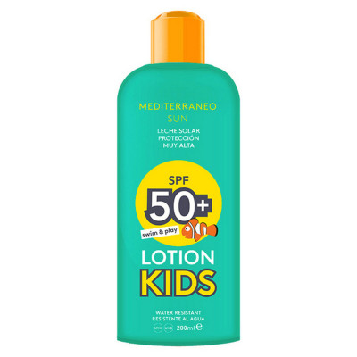 Crema Solare Kids Swim & Play Mediterraneo Sun SPF 50 (200 ml)