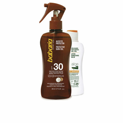 Set Protezione Solare Babaria Solar Aceite Coco Lote 2 Pezzi Spf 30