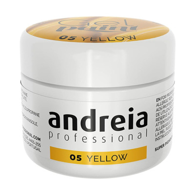 Smalto per unghie in gel Andreia Gel Paint 4 ml Giallo Nº 05