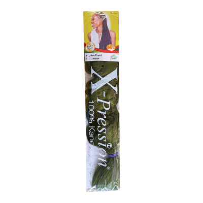 Extension per i Capelli X-Pression Pression Marsh Verde Sintetico