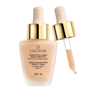 Fondotinta Liquido Collistar Perfect Nude Nº 2 Beige Spf 15 30 ml Siero