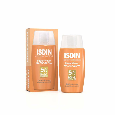 Protezione Solare Viso Isdin Fusion Water Magic Glow Spf 30 50 ml