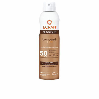 Spuma Solare Protettiva Ecran Sunnique Broncea+ Spf 50 250 ml Crema Solare