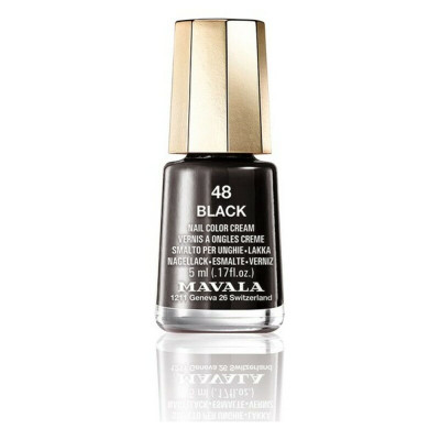 Smalto per unghie Nail Color Mavala Nail Color 48-black 5 ml