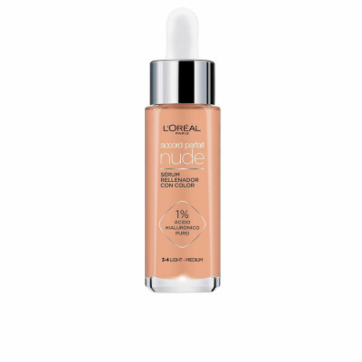 Base Cremosa per il Trucco L'Oreal Make Up Accord Parfait 3-4 (30 ml)