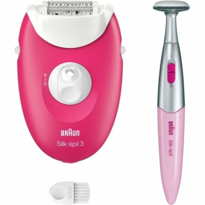 Epilatore Elettrico Braun 3-202 Fucsia